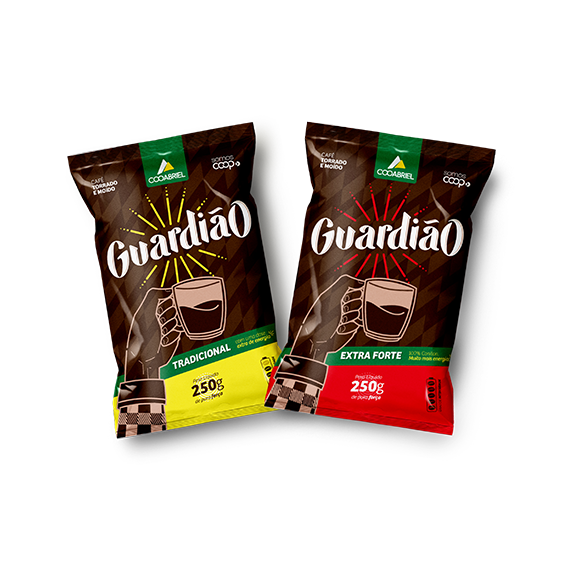 Roasted and Ground Coffee Proprietary label - Café Guardião
